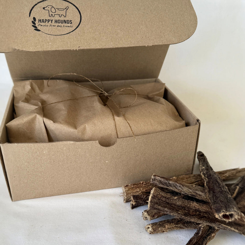 Natural Chewy Beef Dog Treats - Large 30cm | Happy Hounds NZ