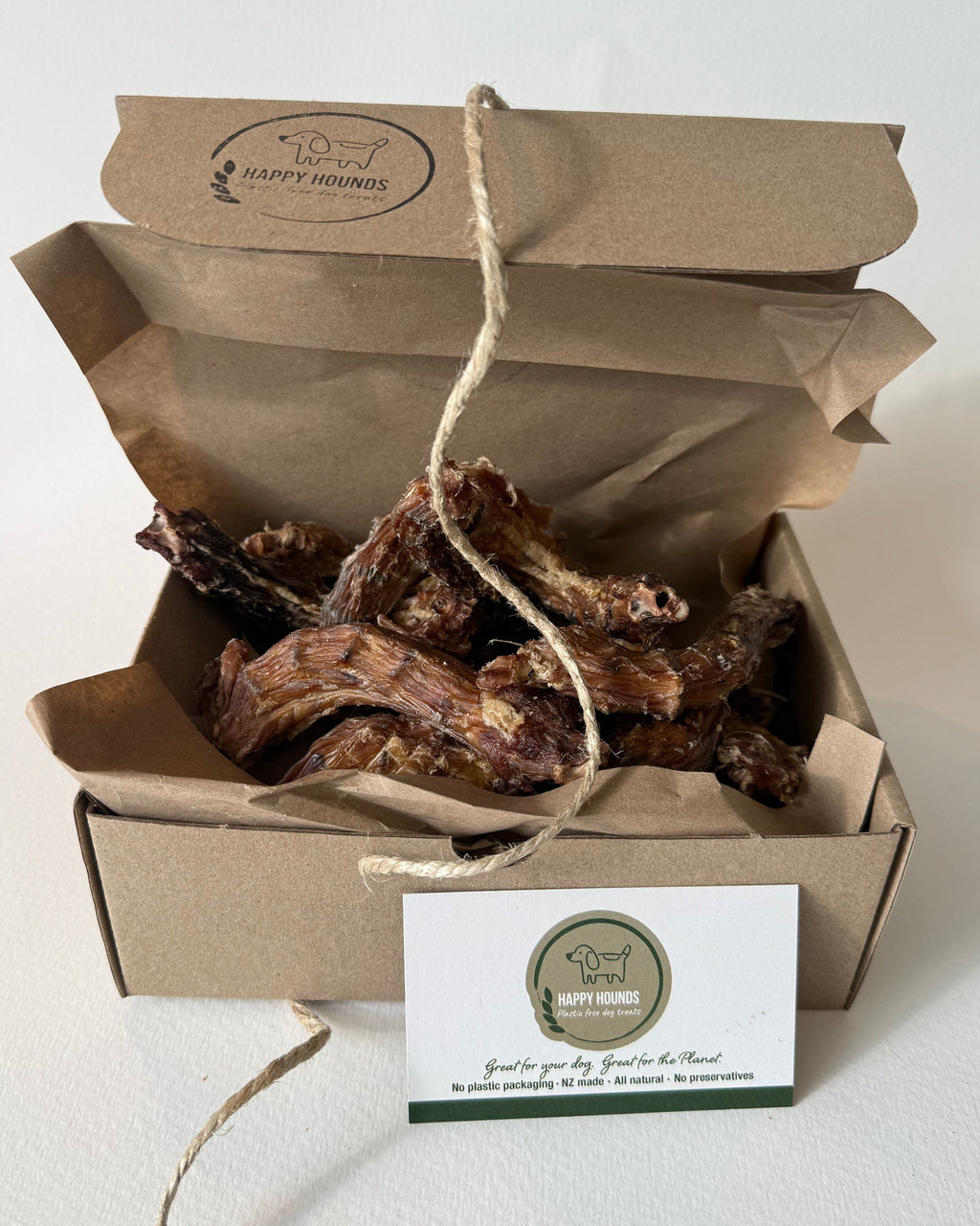 Crunchy Chook Chews Dried Chicken Necks | Happy Hounds NZ