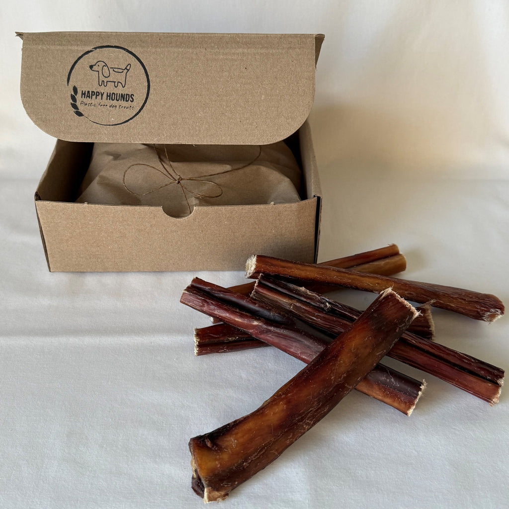 Premium Beef Bully Sticks for Dogs - Medium 15cm | Happy Hounds NZ